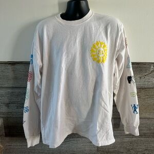 OBEY Peace Justice Equality Long Sleeve Tee Size Large (O1)